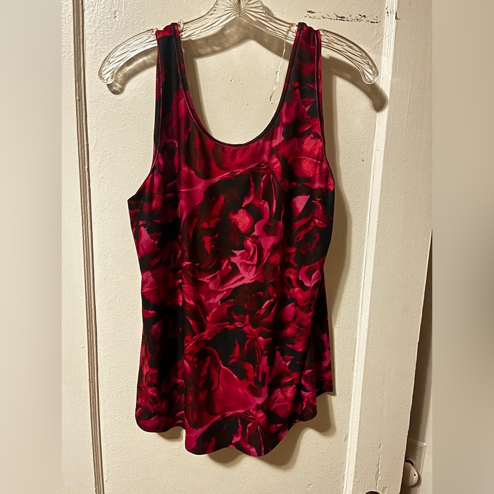 Calia Open Back Rose Tank